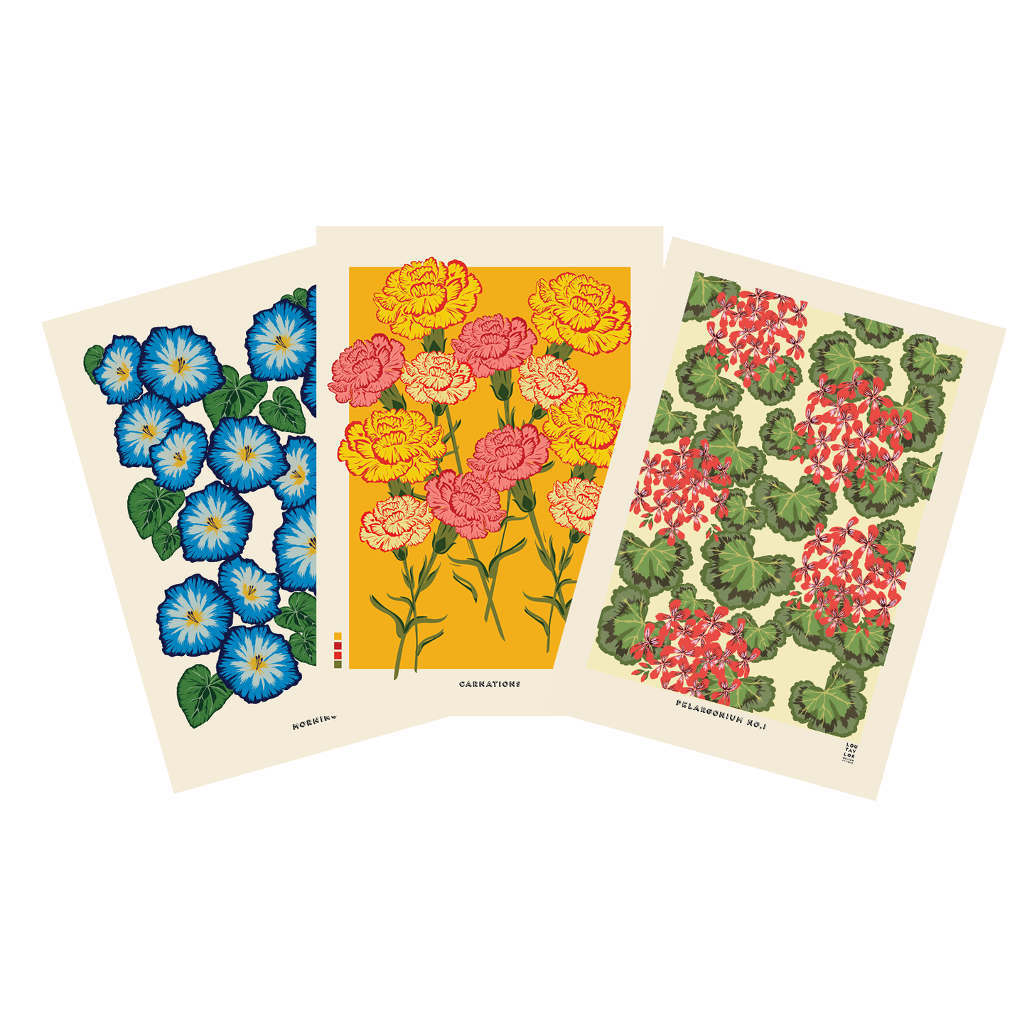Pack of 3 A5 giclee prints