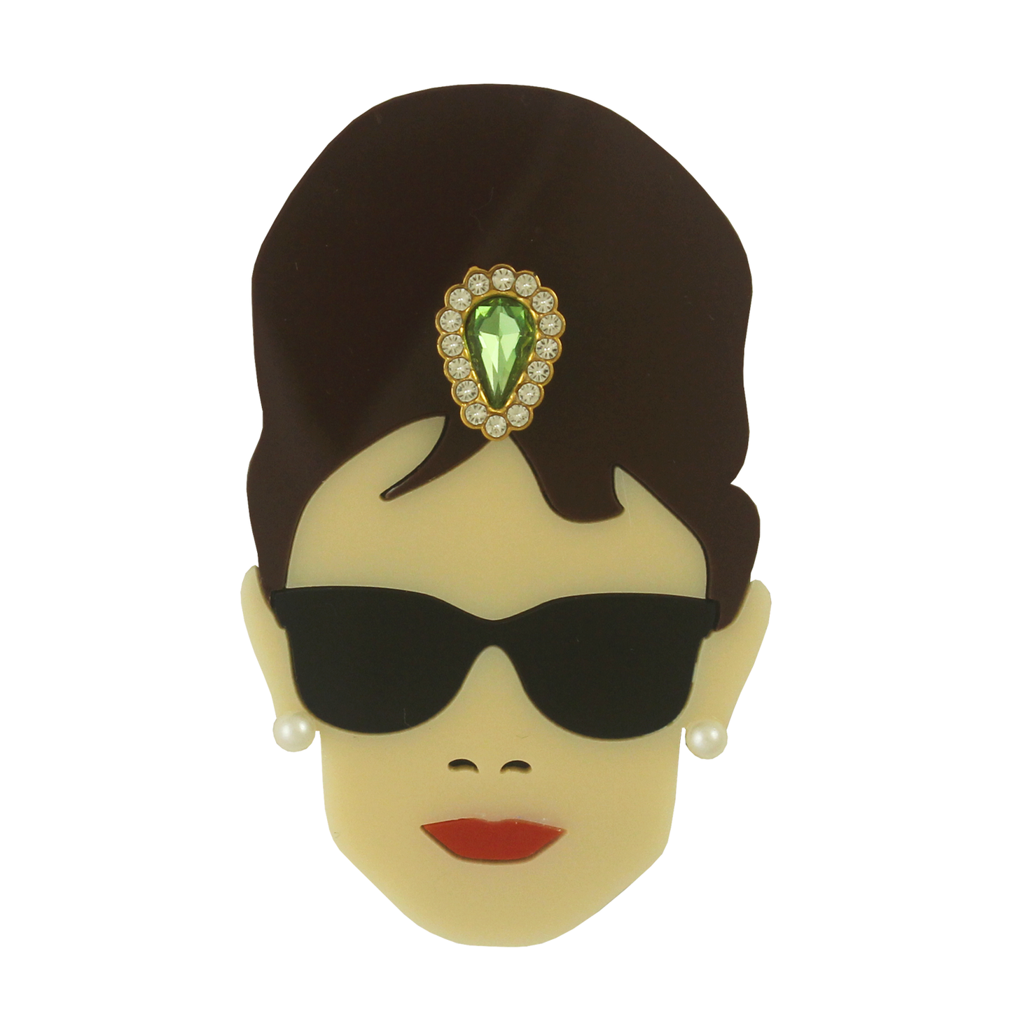 Audrey brooch (Breakfast at Tiffany's jewels)