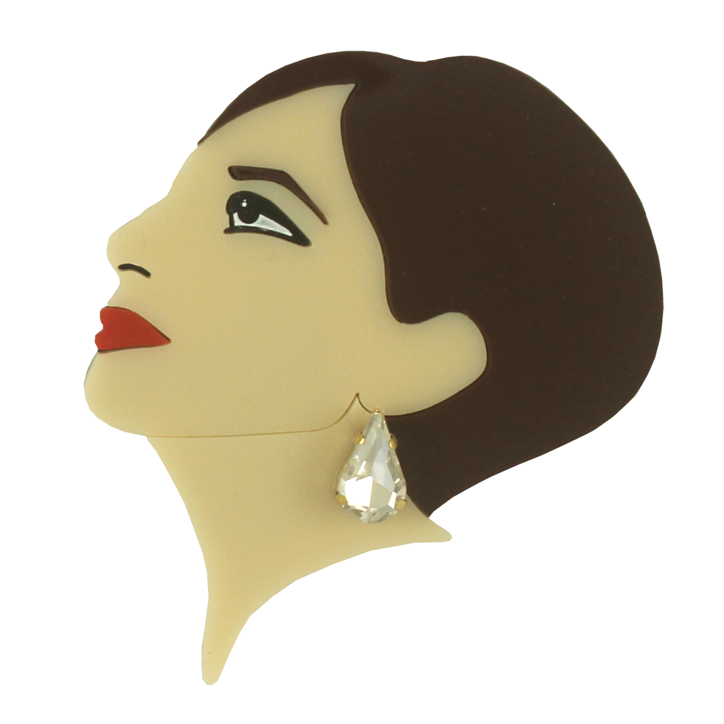 Barbra Streisand brooch