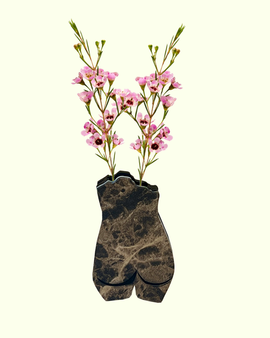 Charleston inspired statue vase brooch