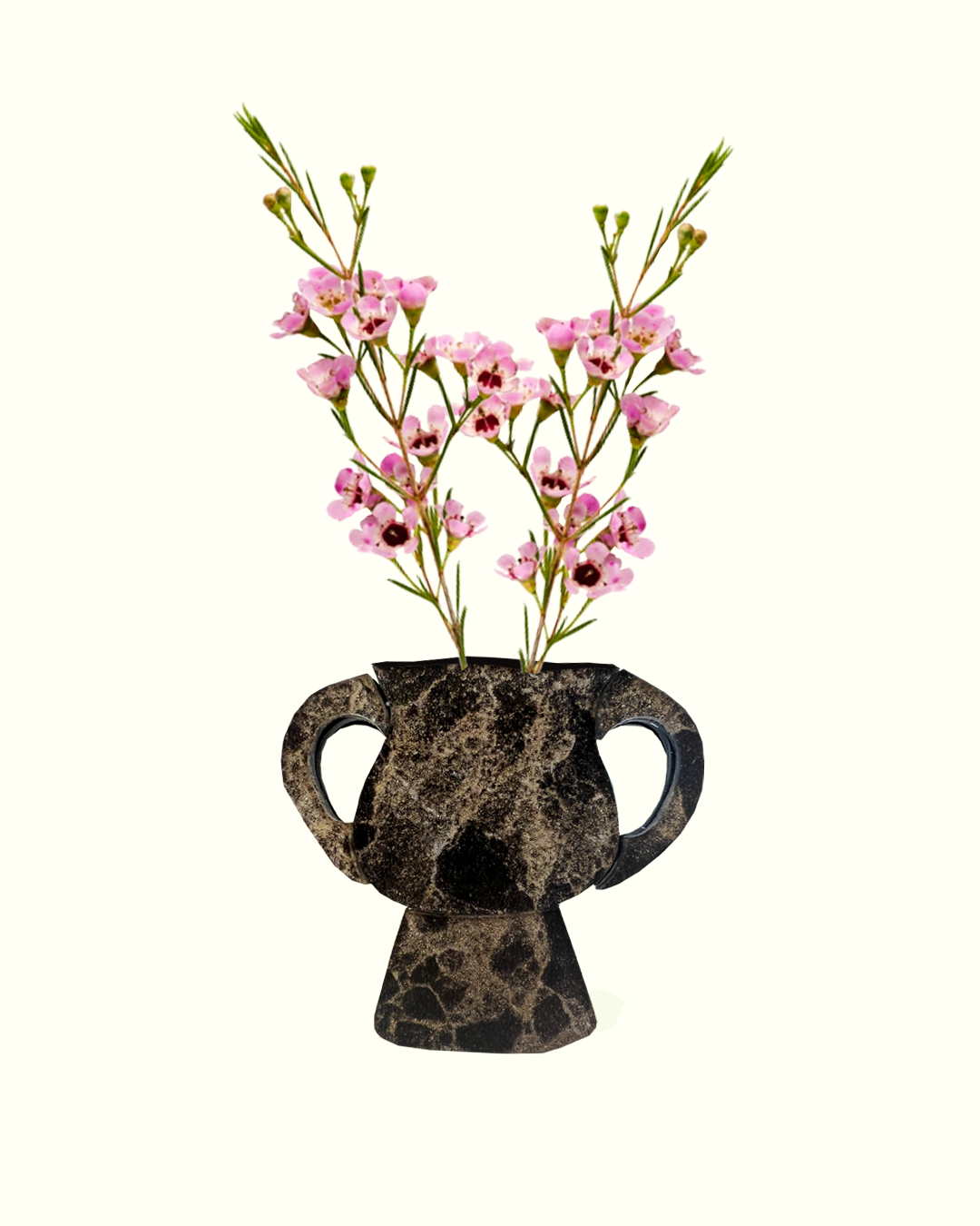 Charleston inspired urn vase brooch