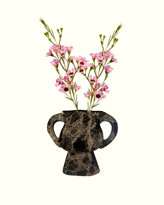 Charleston inspired urn vase brooch