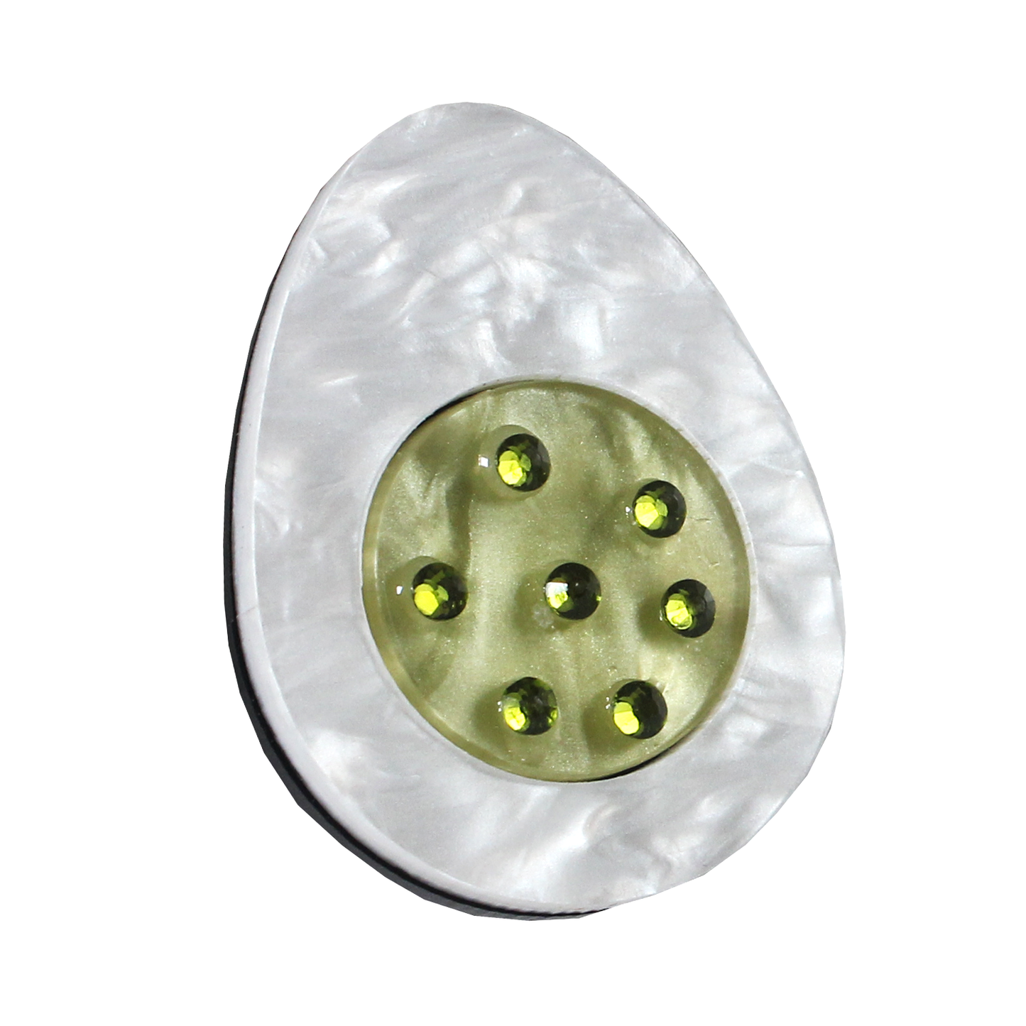 Egg brooch