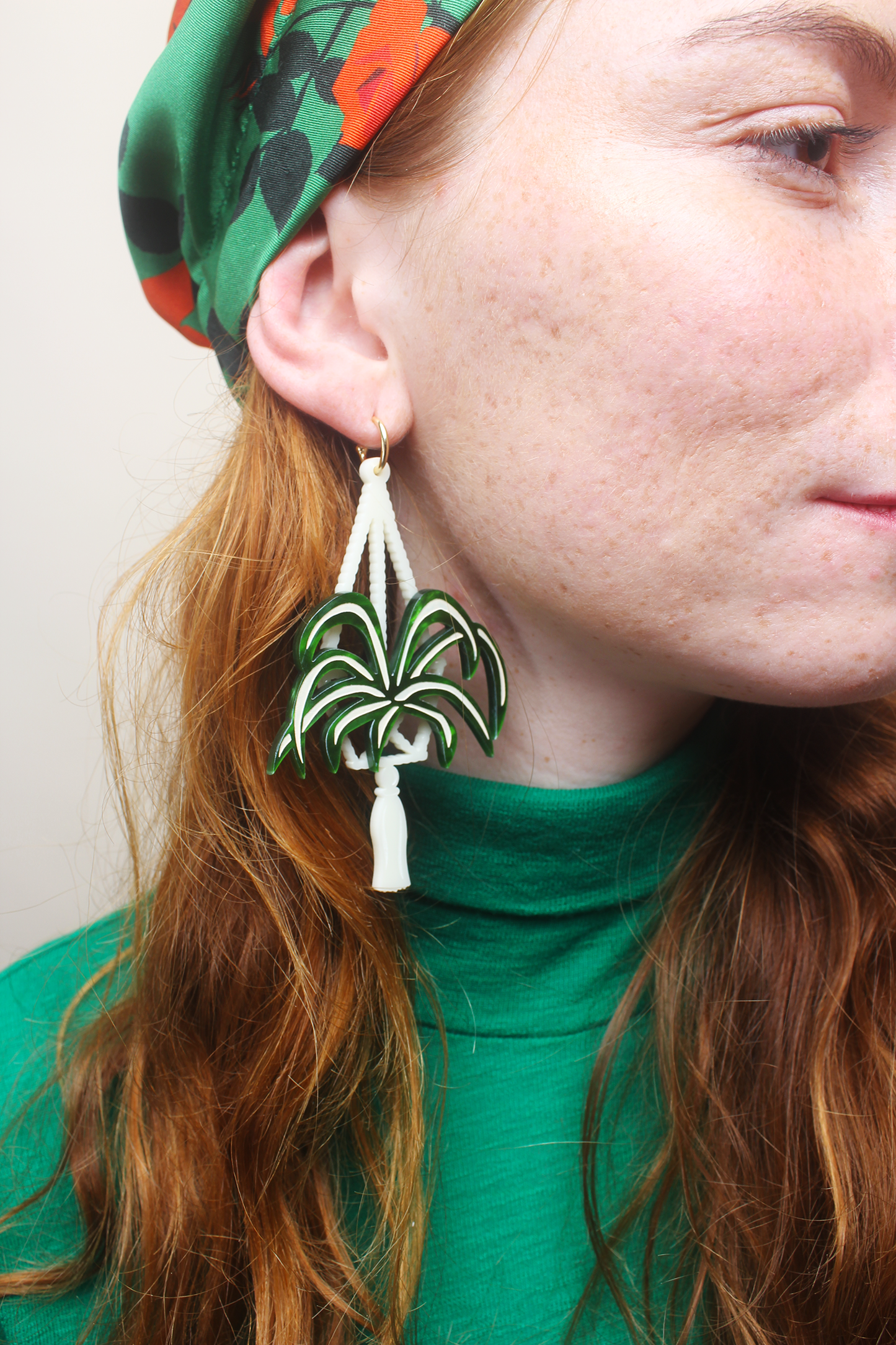 Spiderplant Ear-rings