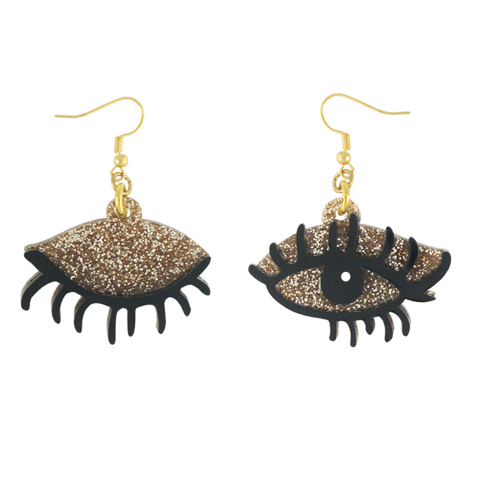 ‘Wink’ ear-rings for Spencer