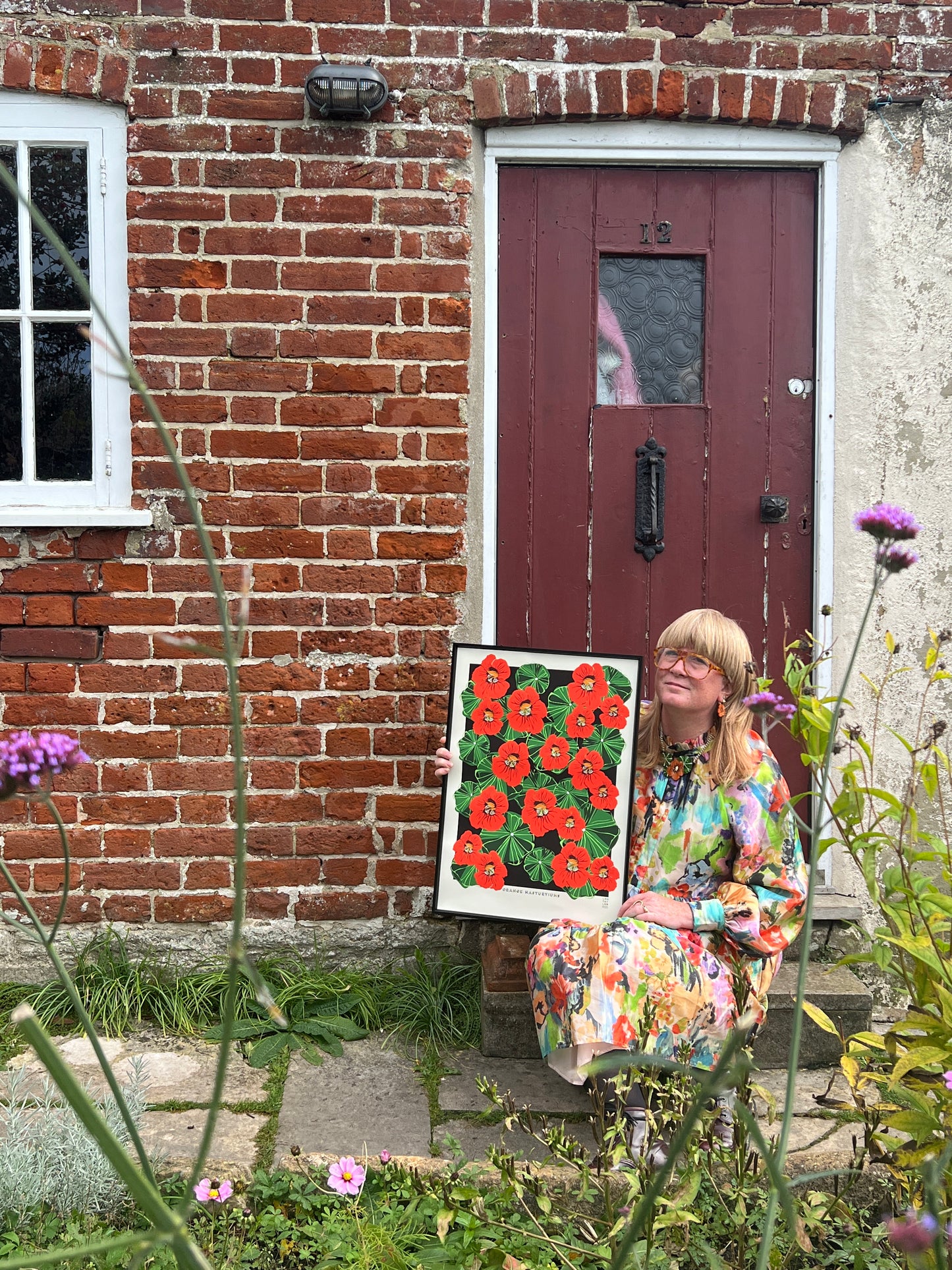 Orange Nasturtiums