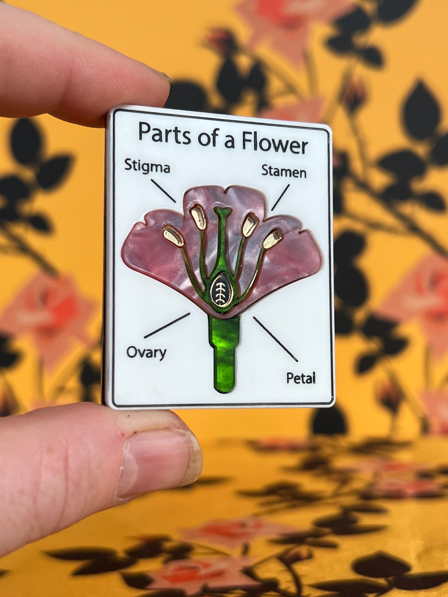Parts of a Flower brooch