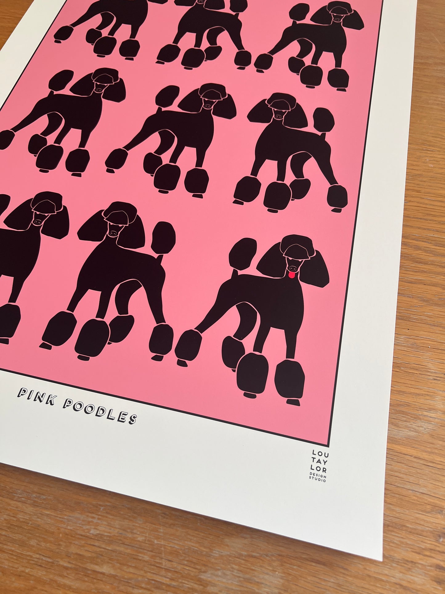 A2 Pink Poodles