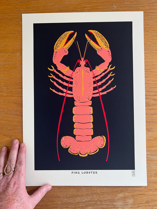 A3 Pink Lobster
