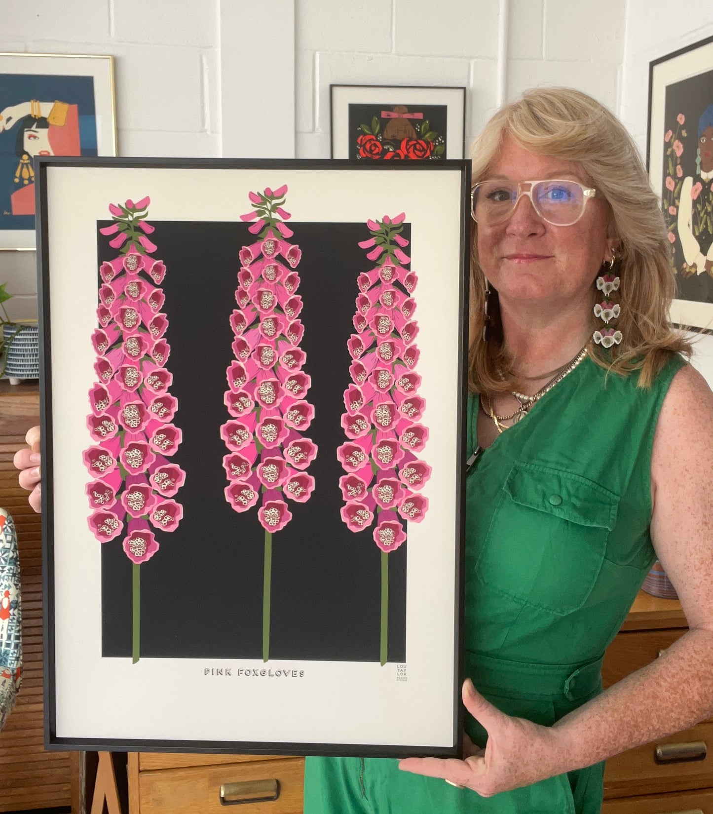 Pink Foxgloves