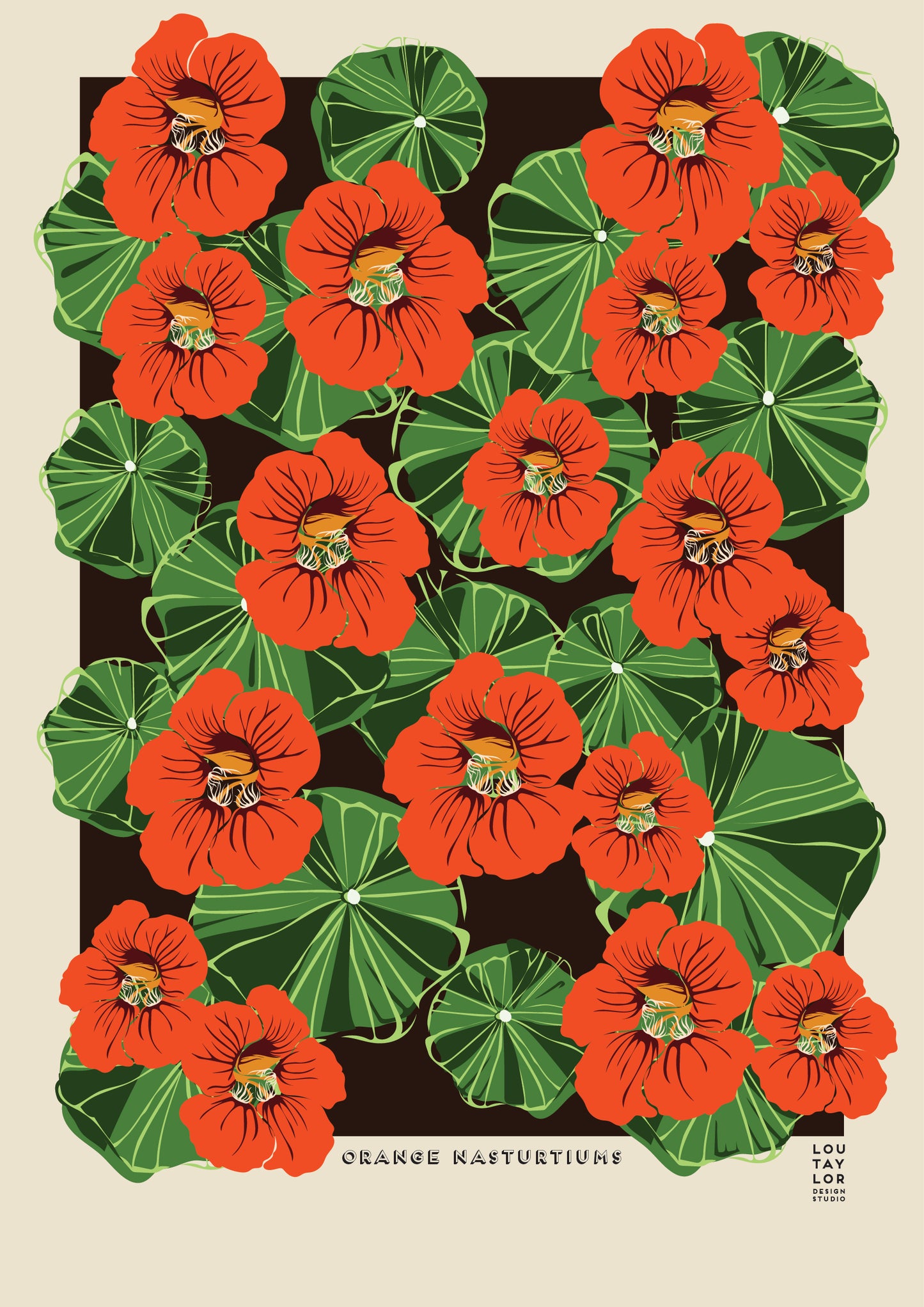Orange Nasturtiums