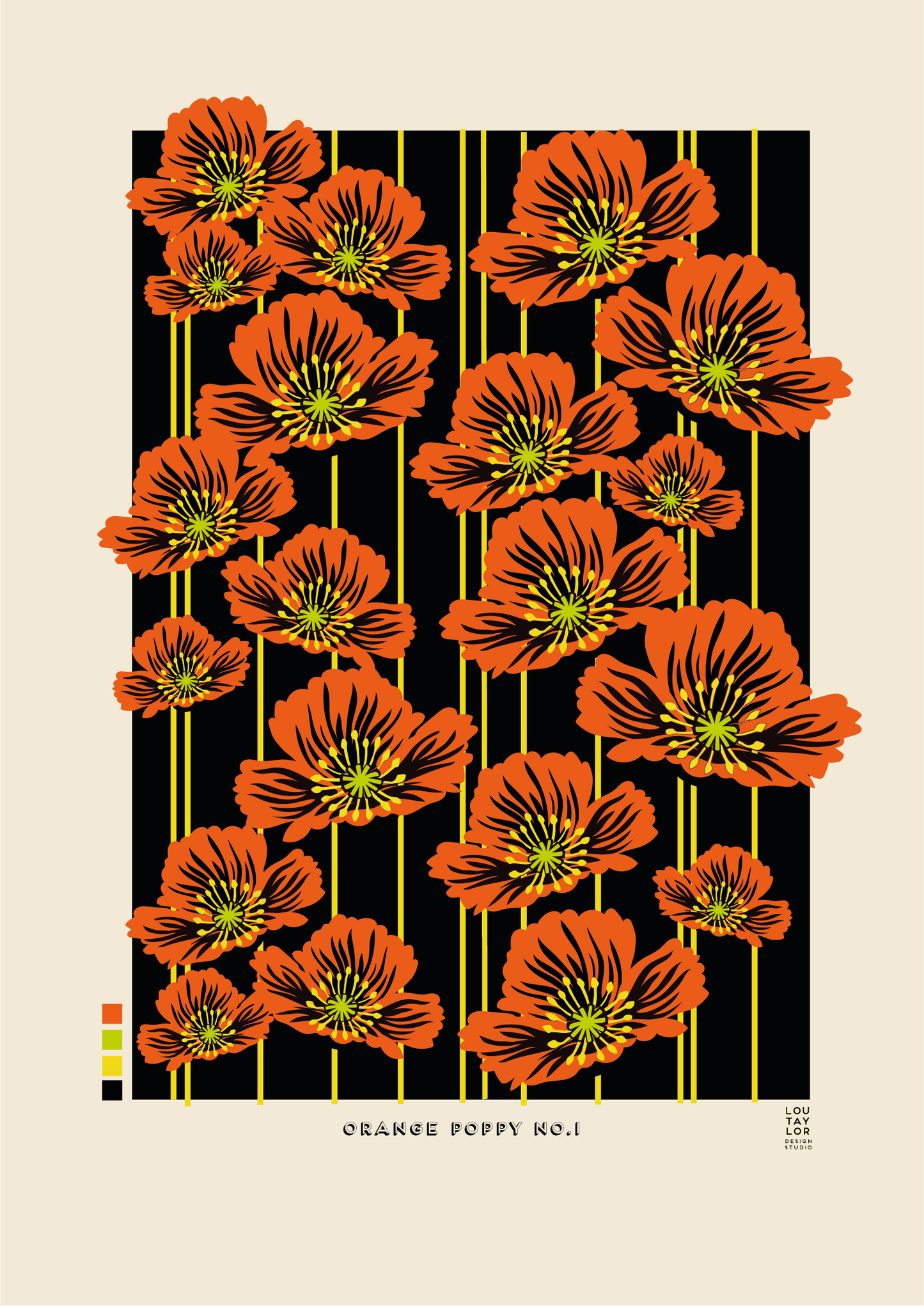 Orange Poppies No.1