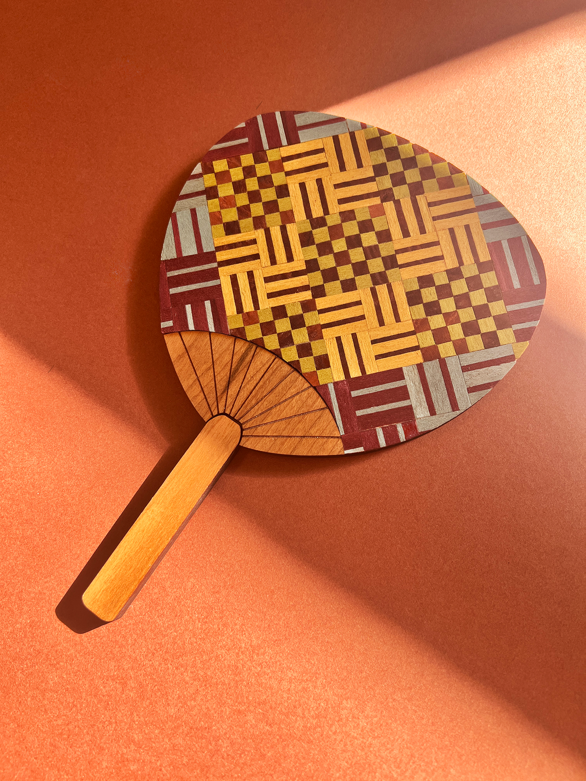 Palette Fan No.3 (yellow check)