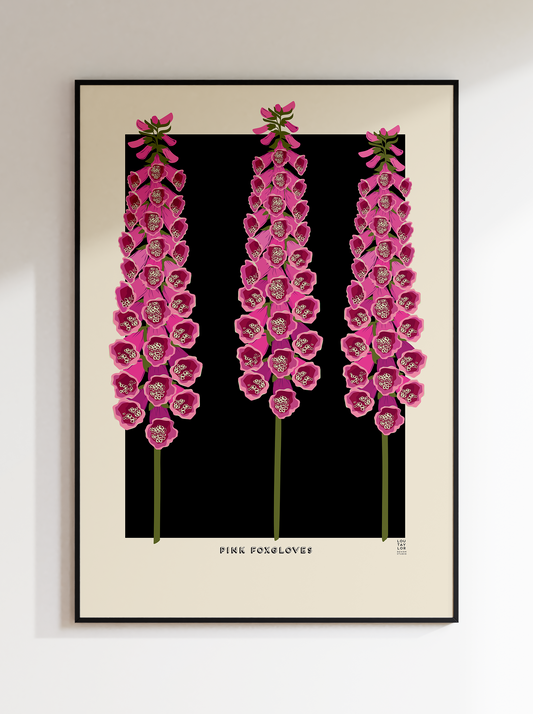 Pink Foxgloves