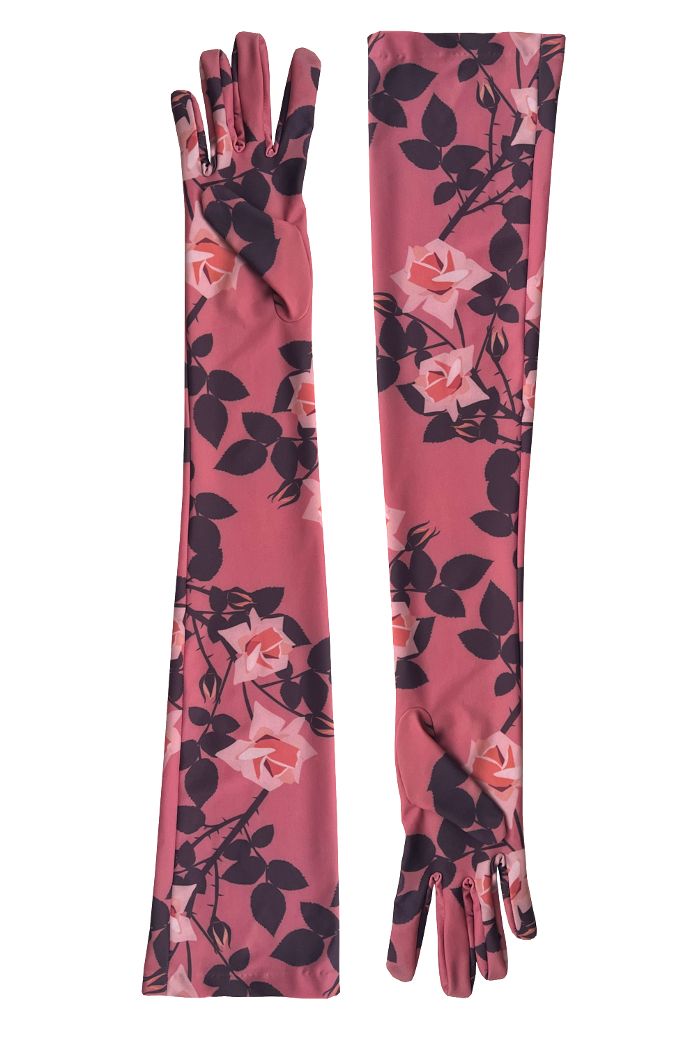 Pink Roses Gloves