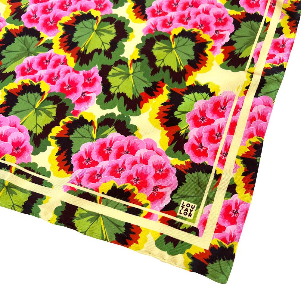 Pink Pelargonium Neckerchief