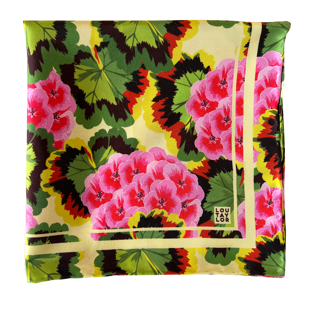 Pink Pelargonium Neckerchief
