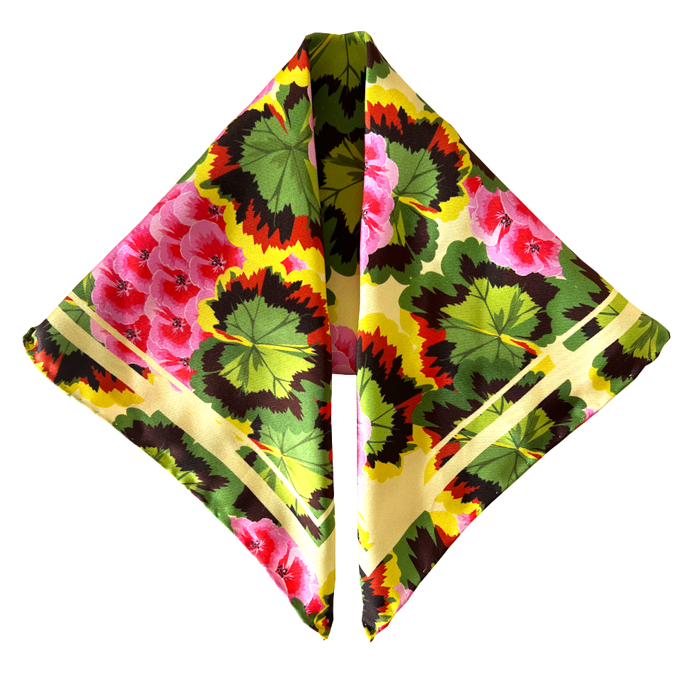 Pink Pelargonium Neckerchief