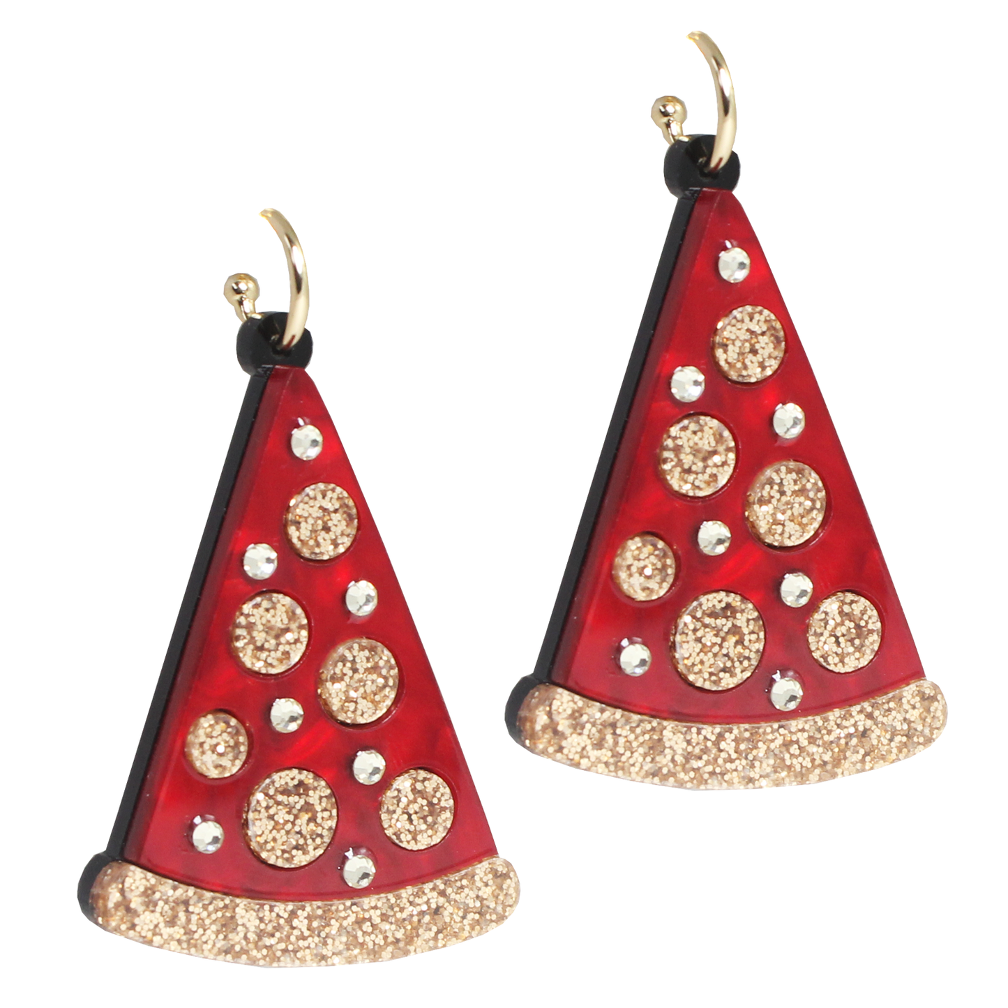 Pizza ear-rings