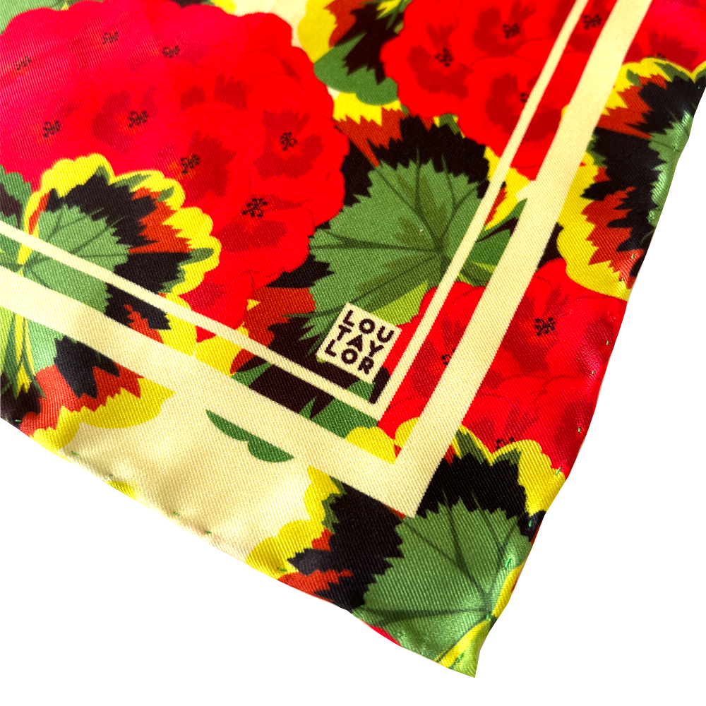 Red Pelargonium Neckerchief