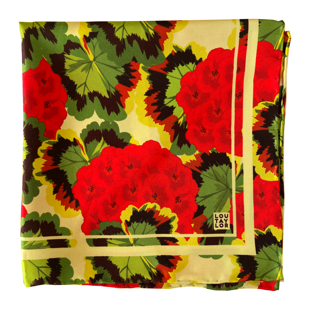 Red Pelargonium Neckerchief