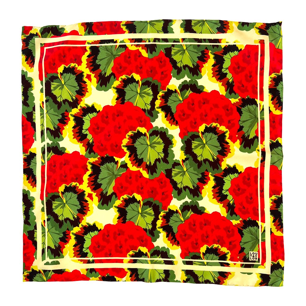 Red Pelargonium Neckerchief