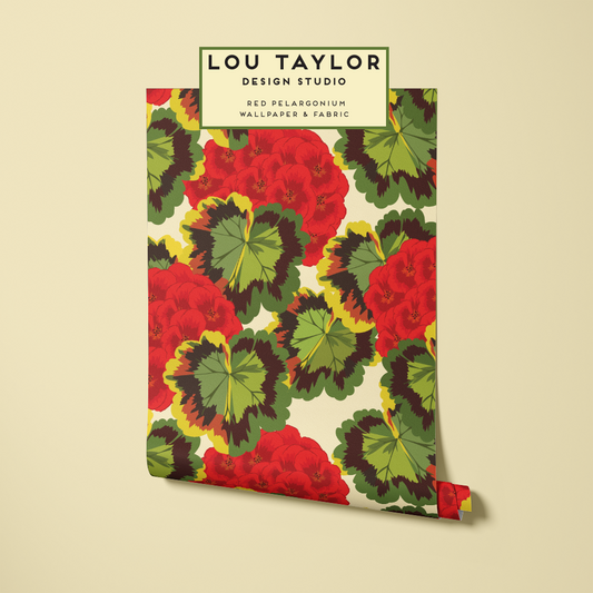 Red Pelargonium wallpaper