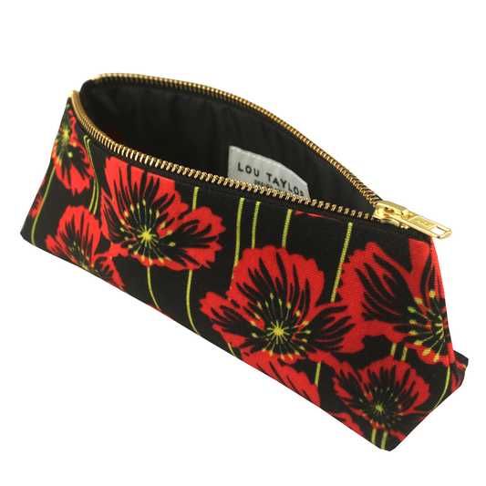 Red Poppies Make-up bag (small)