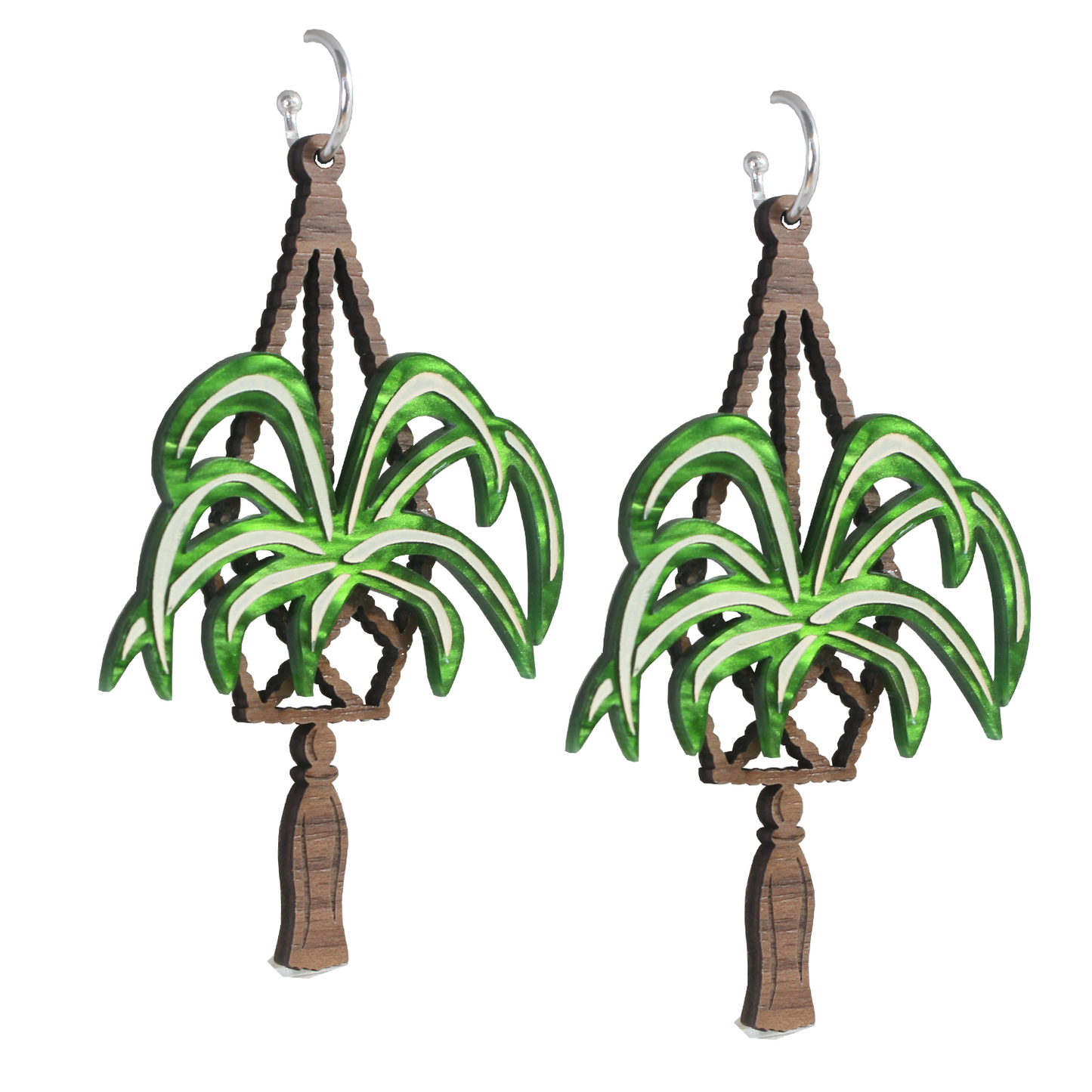 Spiderplant Ear-rings