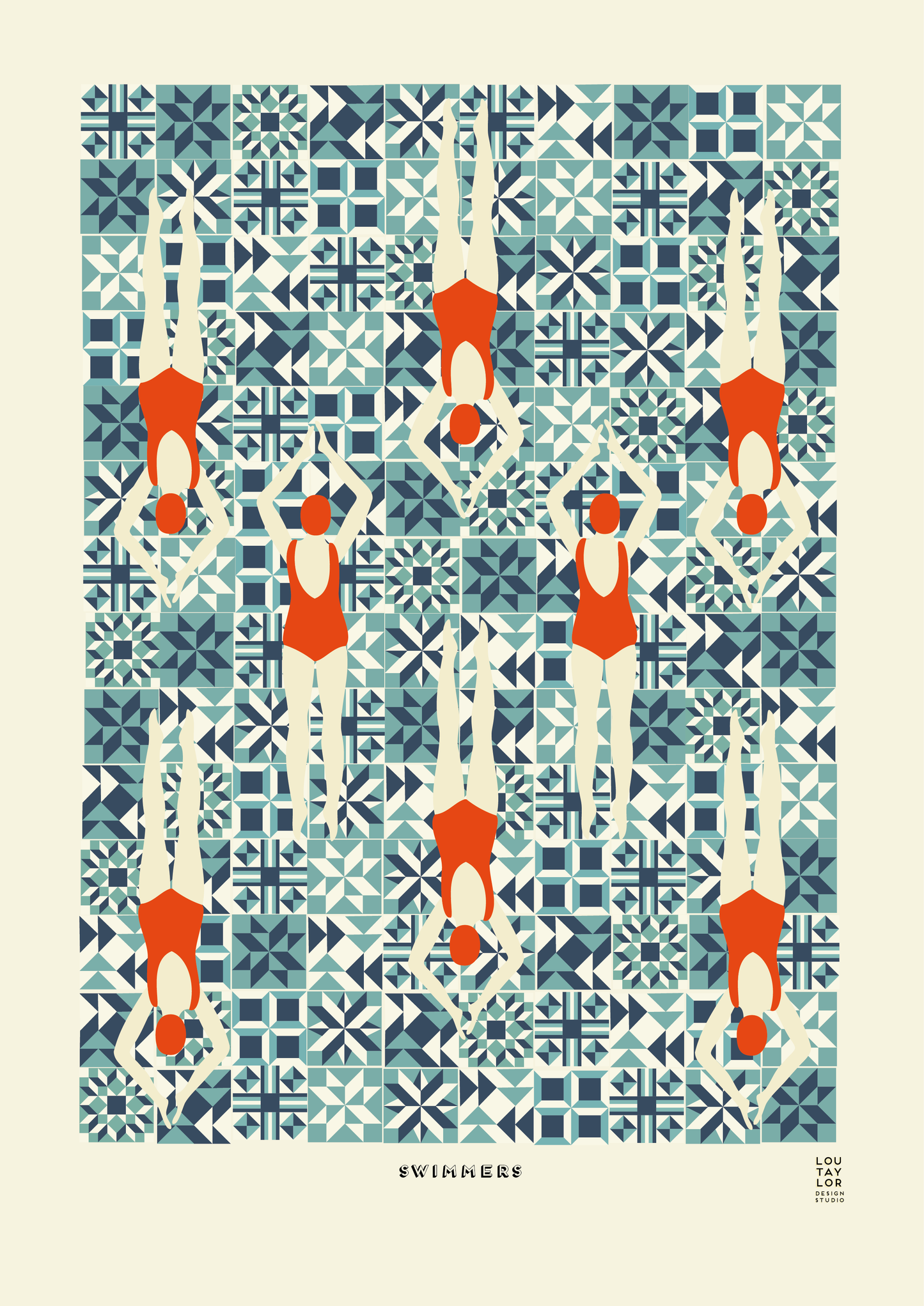 Swimmers Print