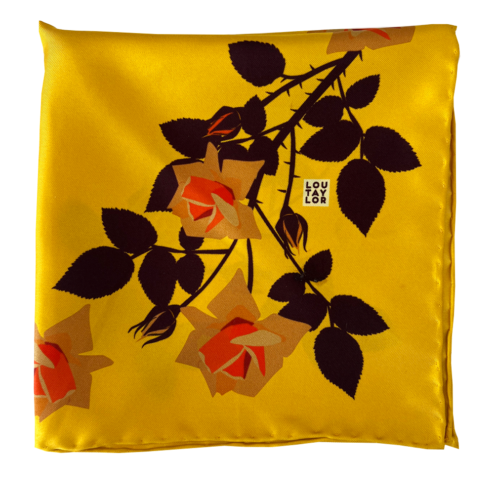 Yellow Roses Neckerchief