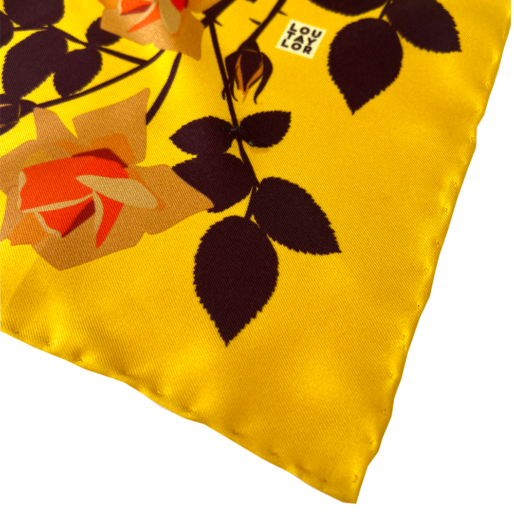 Yellow Roses Neckerchief