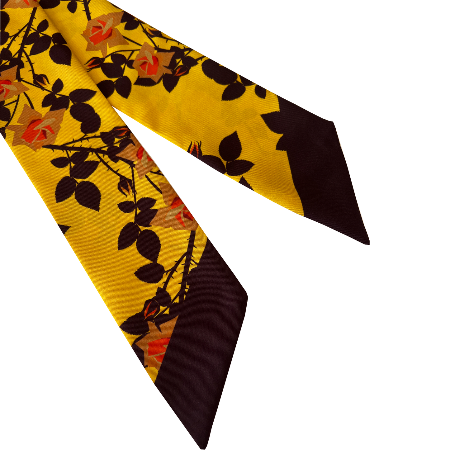 Yellow Roses Twilly Scarf