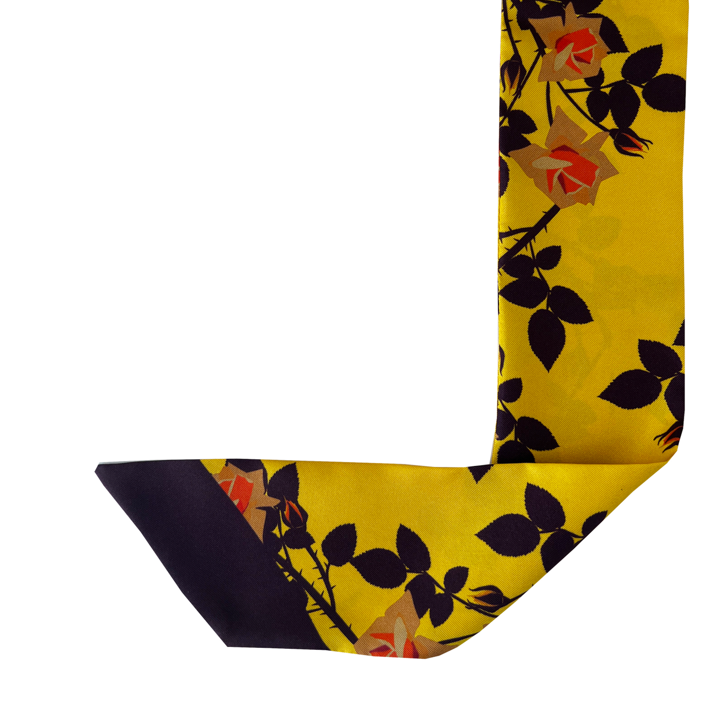 Yellow Roses Twilly Scarf