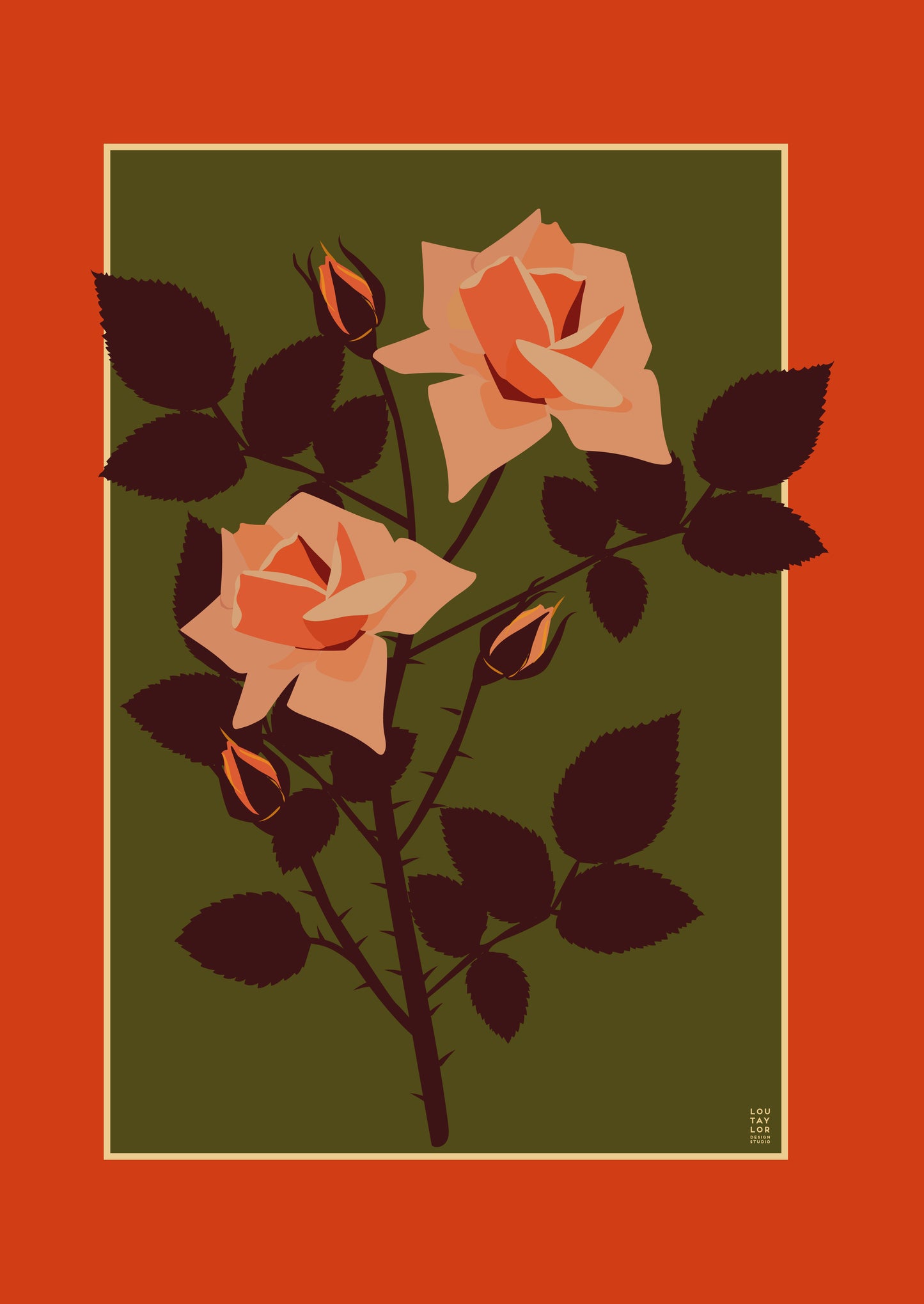 Rose tattoo - bespoke for Jaclyn