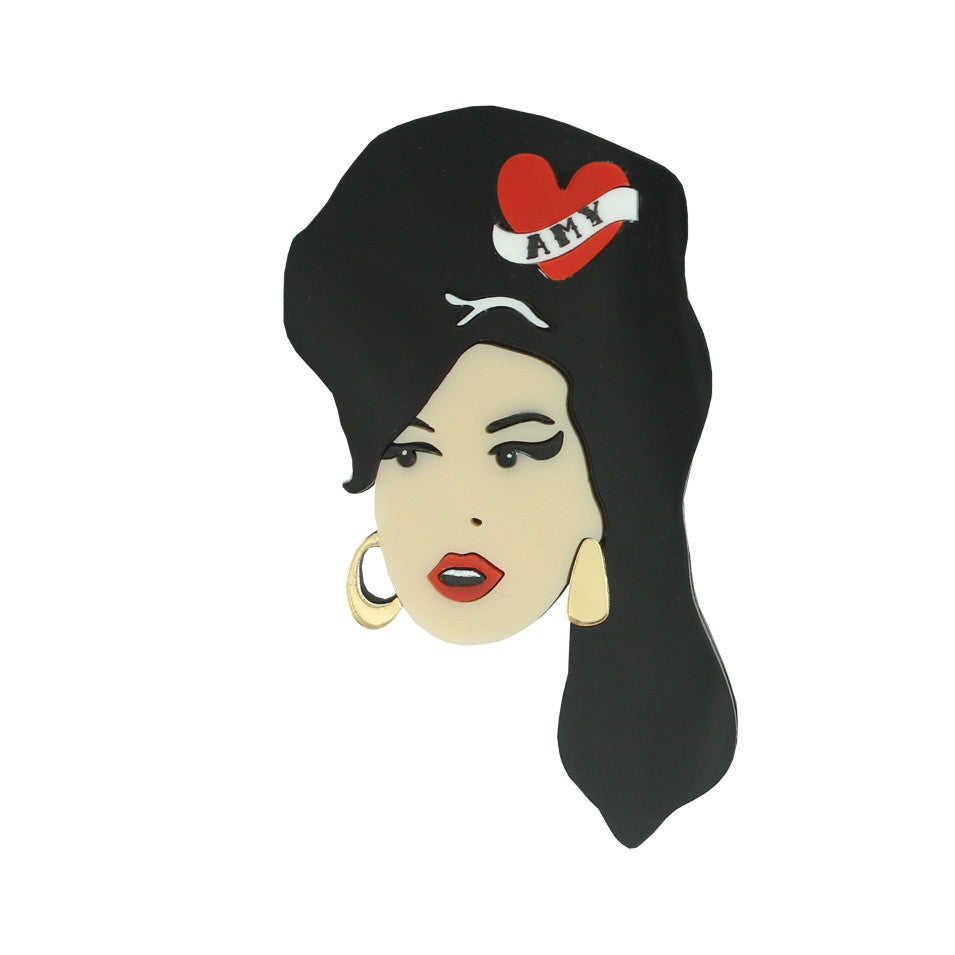 Amy Winehouse brooch