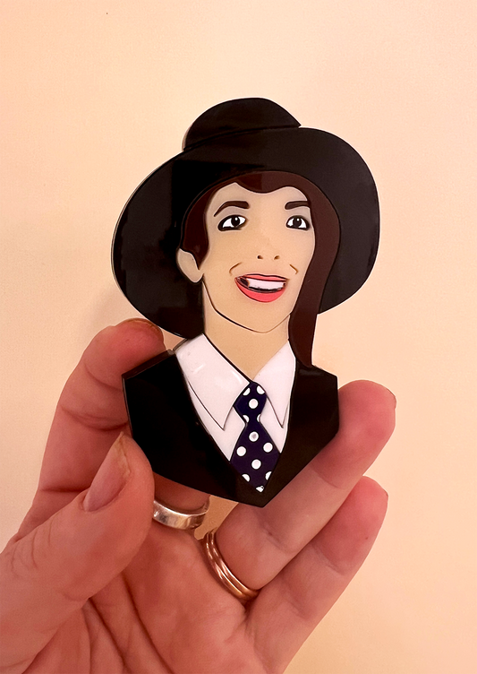 Diane Keaton brooch - sample