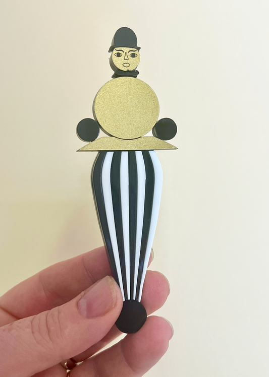Bauhaus brooch - sample