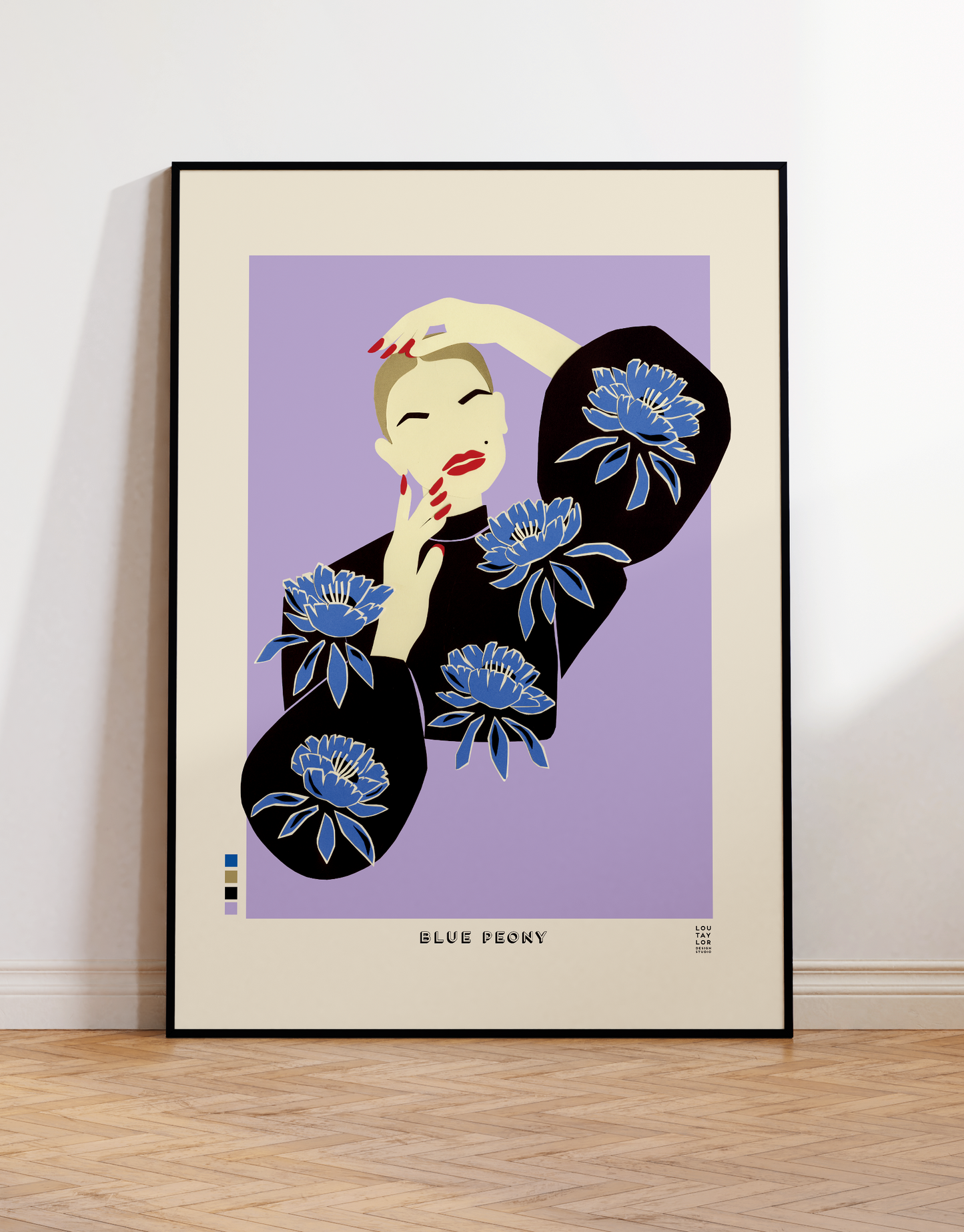 Blue Peony