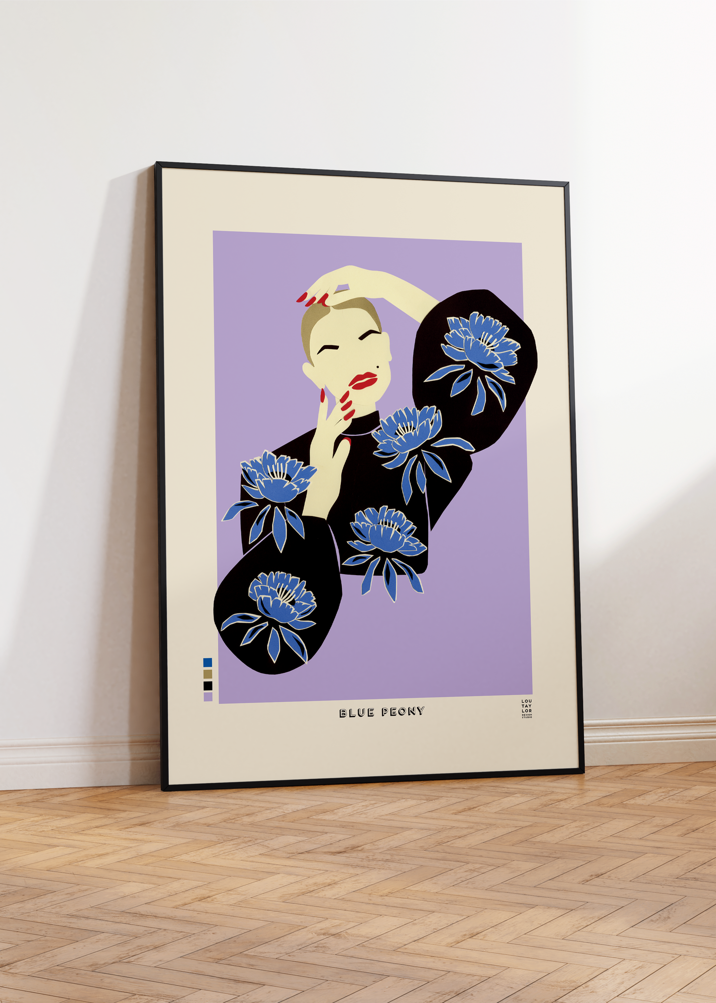 Blue Peony