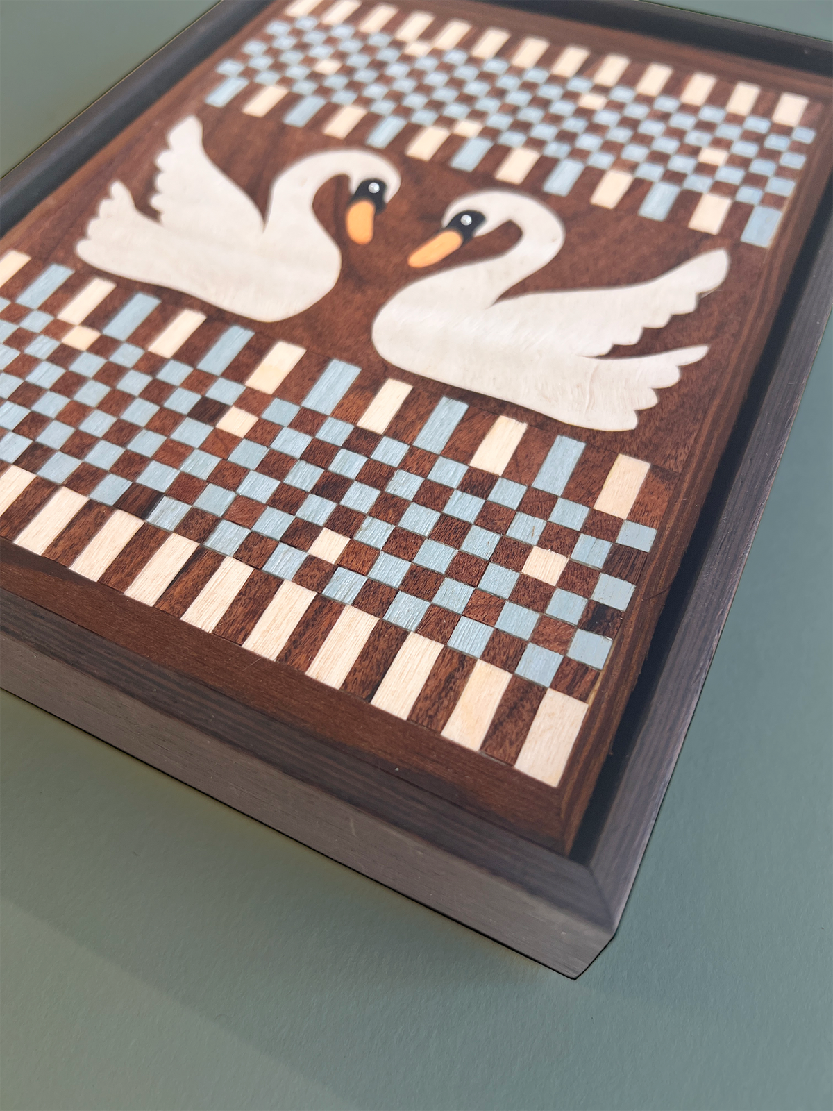 Quilt No.18 Blue Swans