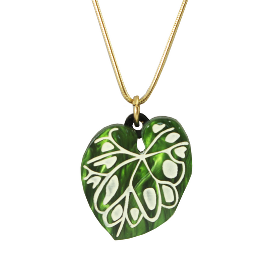 Cyclamen leaf Necklace