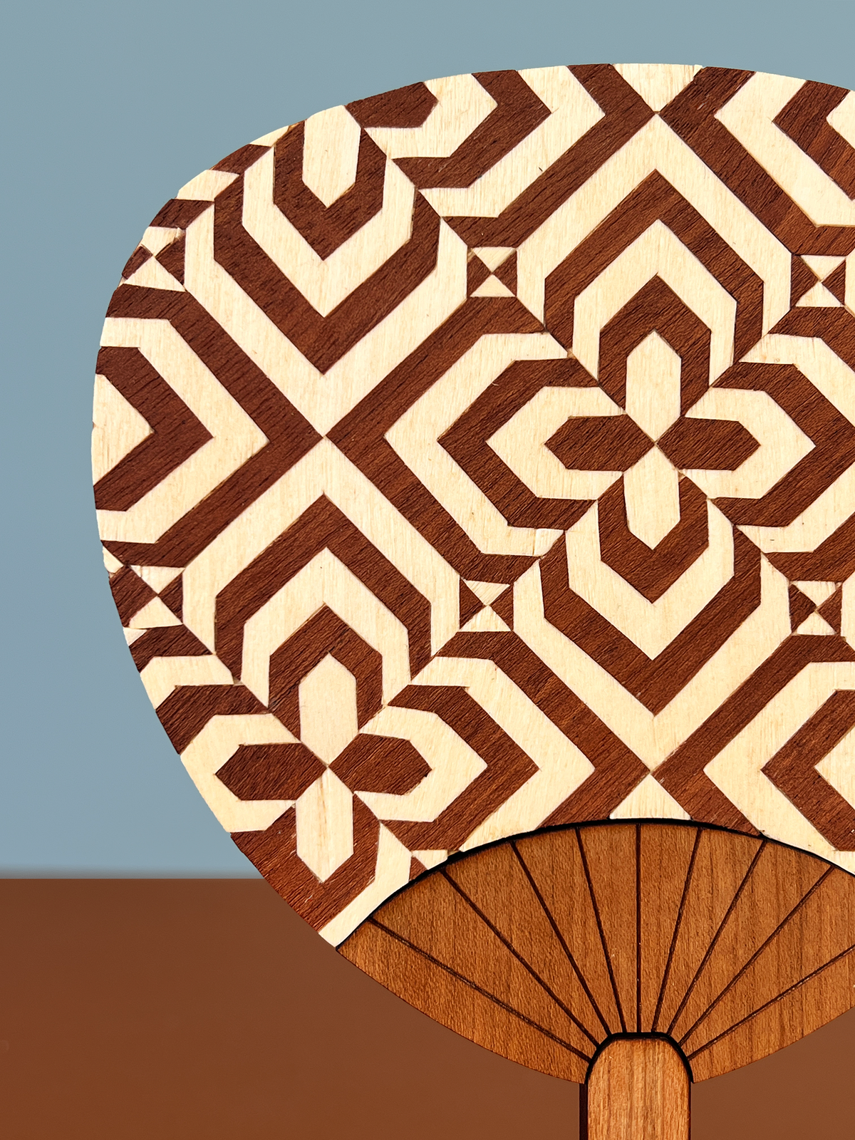 Fractured Flowers Palette Fan