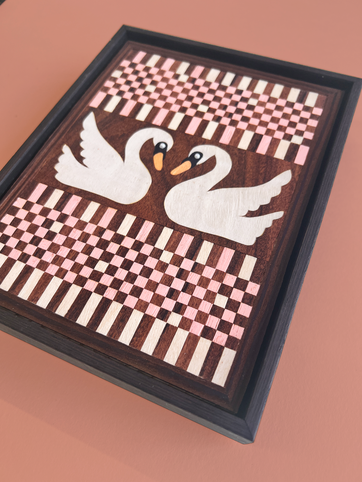 Quilt No.12 Pink Swans