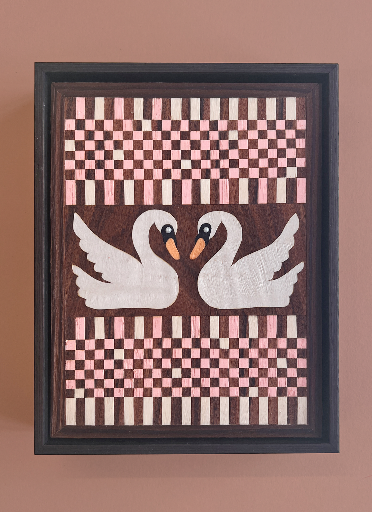 Quilt No.12 Pink Swans