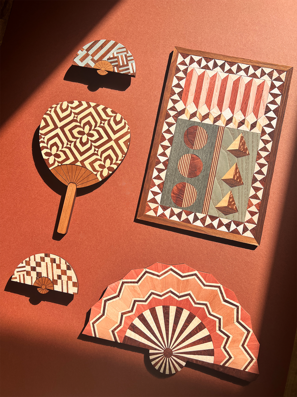 Fractured Flowers Palette Fan