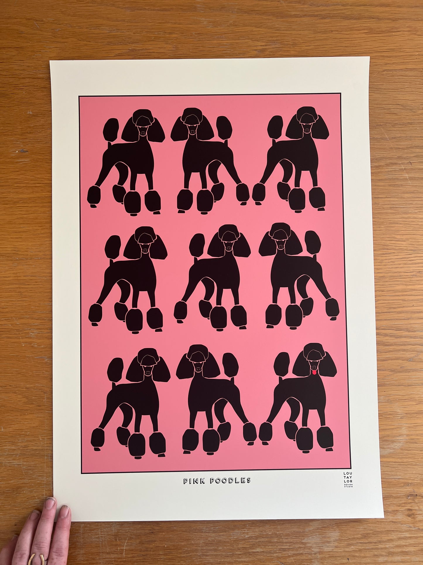 A2 Pink Poodles