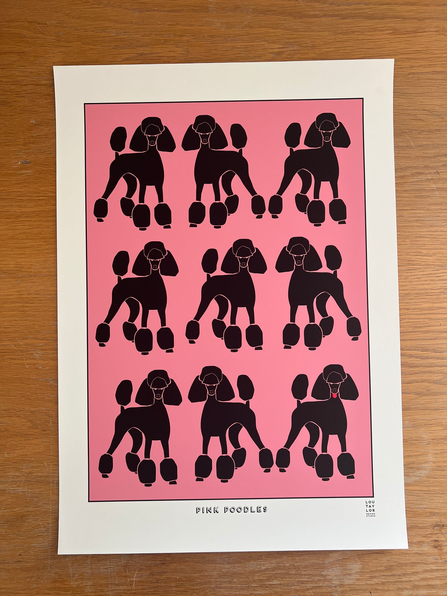 A2 Pink Poodles