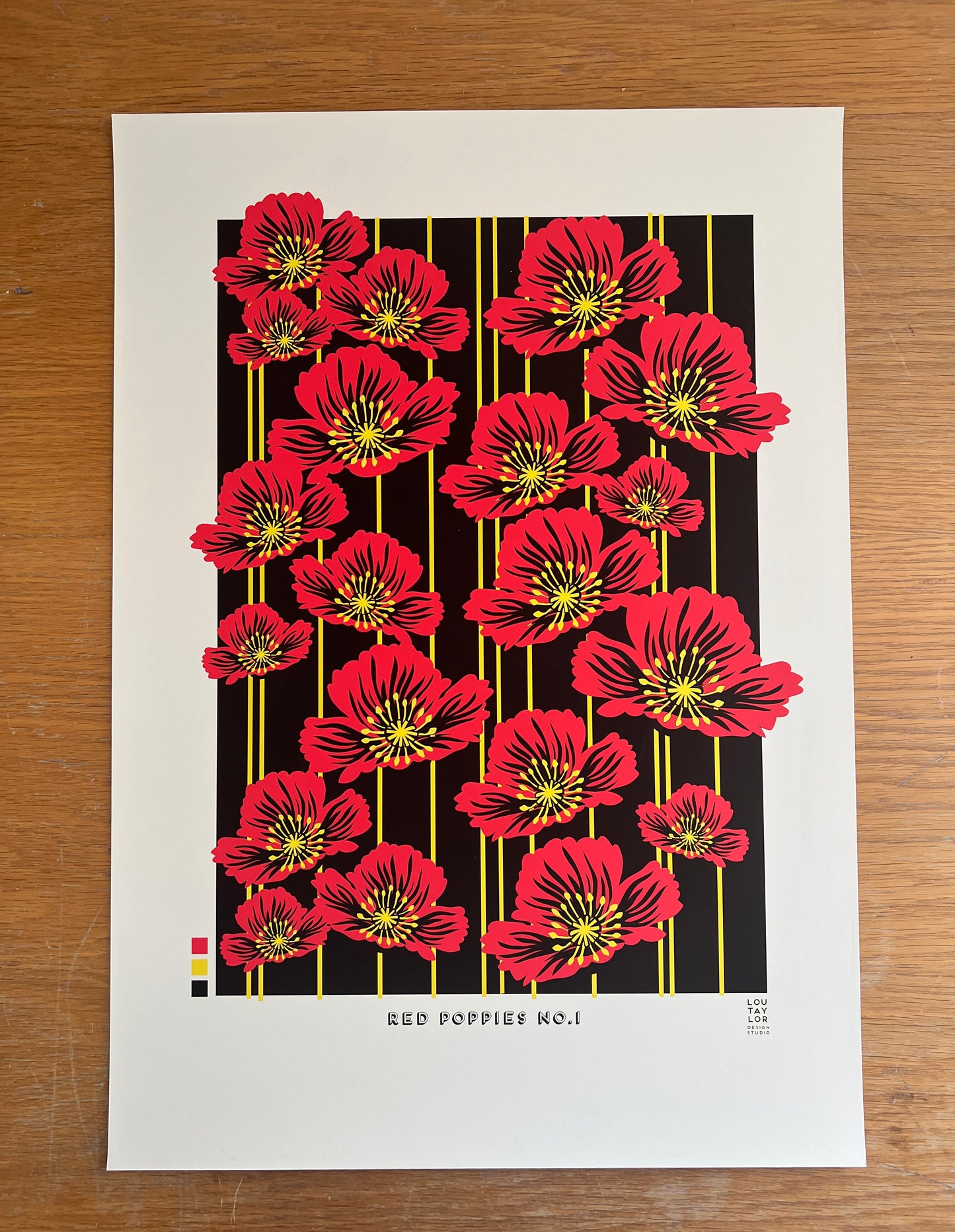 A2 Red Poppies