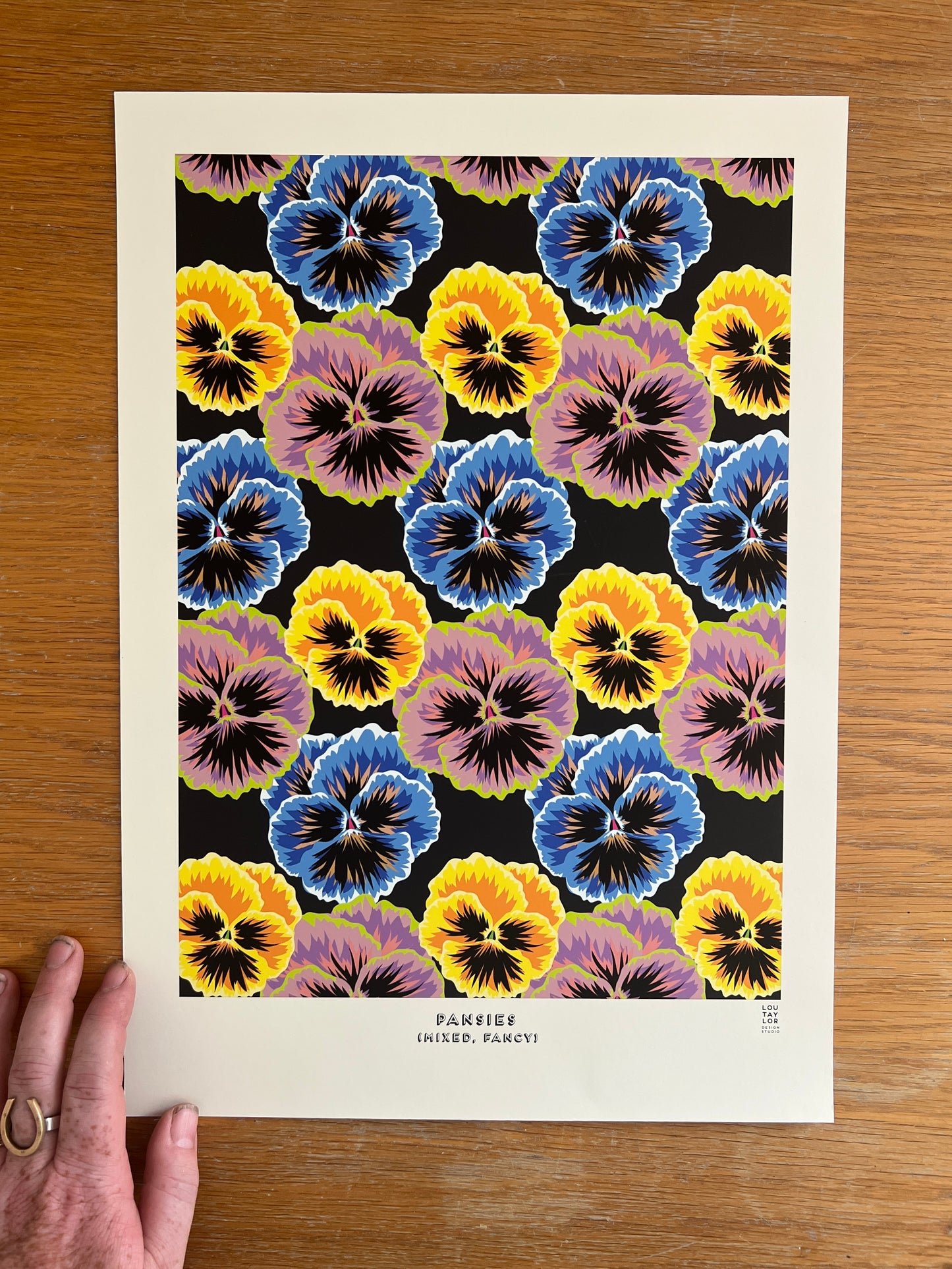 A3 Pansies (Mixed, Fancy)